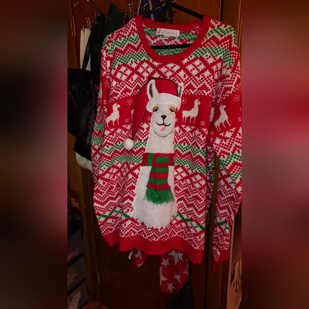 Holiday Llama Sweater
